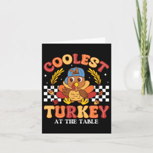 Coolste Türkei bei Tisch Erntedank Kleinkind B Karte