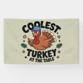 Coolste Türkei beim Erntedank am Tisch Banner (Horizontal)