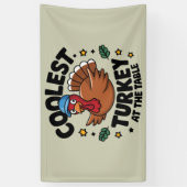Coolste Türkei beim Erntedank am Tisch Banner (Vertikal)