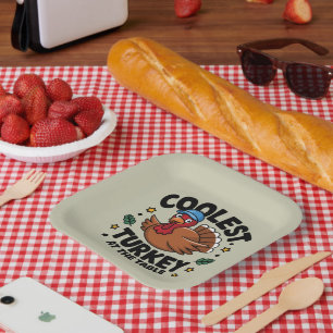 Coolste Türkei beim Erntedank am Tisch Pappteller