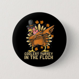 Coolste Türkei im Fluck Erntedank Funny Button