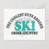 Coolste Typ XC Ski Postkarte (Vorderseite)