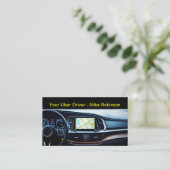 Coolste Uber Ride Hailing Business Cards Visitenkarte (Stehend Vorderseite)