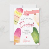 Coolste Valentinstag-Karte im Klassenzimmer Einladung (Vorderseite)