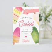 Coolste Valentinstag-Karte im Klassenzimmer Einladung (Stehend Vorderseite)