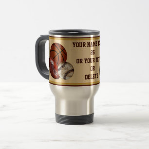 Coolste Vintage personalisierte Sport-Reise-Tassen Reisebecher