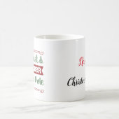 Coolste Weihnachtsfeier Kaffeetasse (Mittel)
