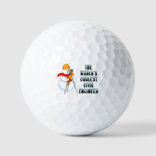 Coolste Zivile Ingenieur-Golfbälle Golfball (Vorderseite)