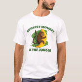 Coolster Affe im Dschungel T-Shirt (Vorderseite)