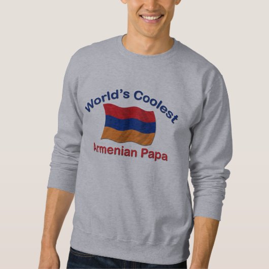 Coolster armenischer Papa Sweatshirt (Vorderseite)