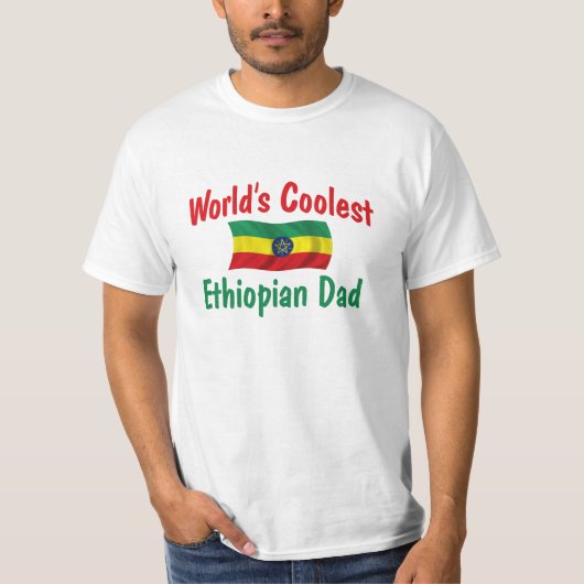 Coolster äthiopischer Vater T-Shirt (Vorderseite)