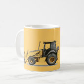 Coolster Bau-Bagger-Gräber Kaffeetasse (Vorderseite Links)