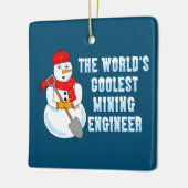Coolster Bergbauingenieur Snowman Keramikornament (Links)