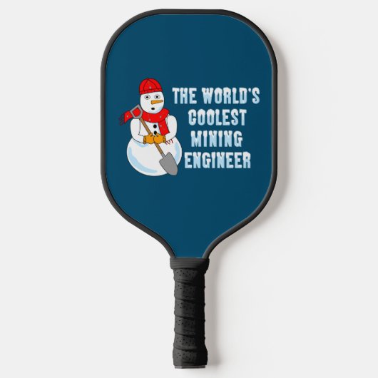 Coolster Bergbauingenieur Snowman Pickleball Schläger (Vorderseite)