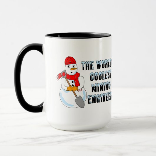 Coolster Bergbauingenieur Snowman Tasse (Links)