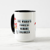 Coolster Bergbauingenieur Snowman Tasse (Vorderseite Links)
