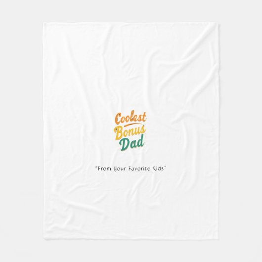 Coolster Bonus Vater Blanket - Geschenk für mein H Fleecedecke (Vorderseite)