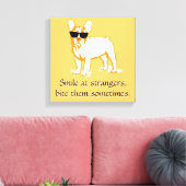 Coolster Bulldog Boy Leinwanddruck (Insitu (Wohnzimmer))