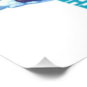 Coolster Bunch Pun Niedlicher Pinguin-Cartoon Fotodruck (Ecke)