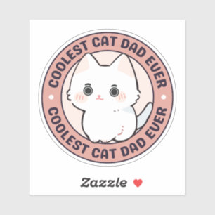 COOLSTER CAT-VATER je Aufkleber