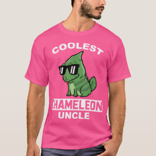 Coolster Chameleon Oncle Funny Reptile Pet T-Shirt