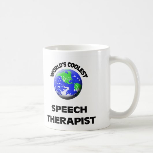 Coolster die Sprache-Therapeut der Welt Kaffeetasse (Rechts)