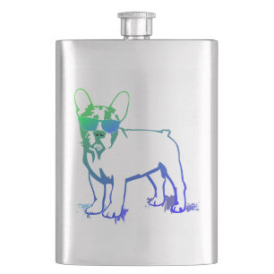 Coolster Französische Bulldogge Junge Flachmann