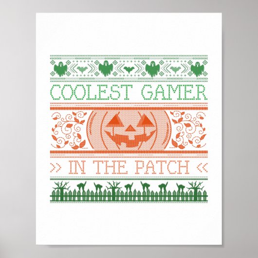 Coolster Gamer im Patch Poster (Vorne)