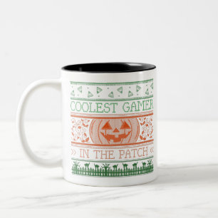 Coolster Gamer im Patch Zweifarbige Tasse