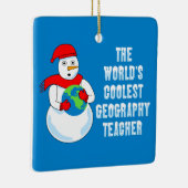 Coolster Geographielehrer Keramikornament (Rechts)