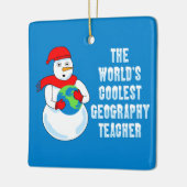 Coolster Geographielehrer Keramikornament (Links)