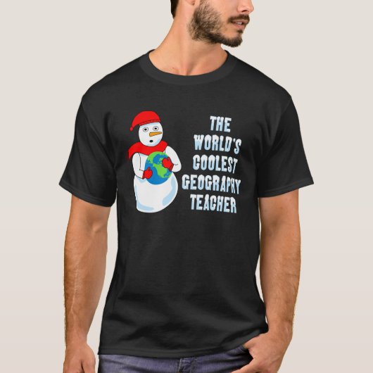 Coolster Geographielehrer T-Shirt (Vorderseite)