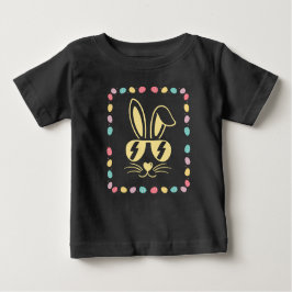 Coolster Hase mit Ostereierrahmen Baby T-shirt