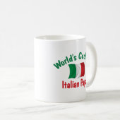 Coolster italienischer Papa Kaffeetasse (VorderseiteRechts)