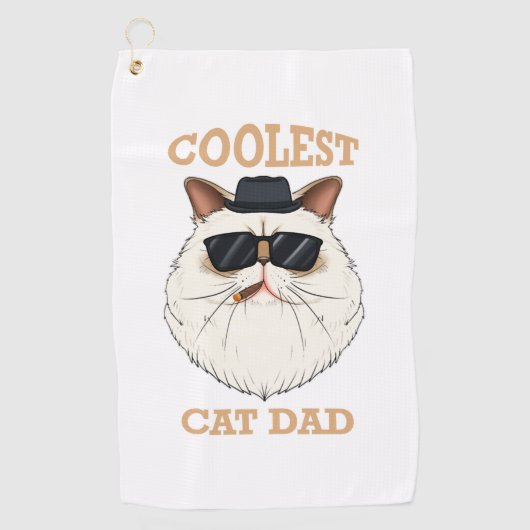 Coolster Kat-Vater I Himalayan Kat Vater I Himalay Golfhandtuch (Vorderseite)