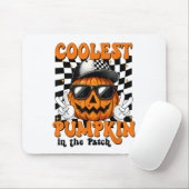 Coolster Kürbis im PatchHalloween-Shirt-Junge K Mousepad (Mit Mouse)