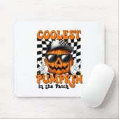 Coolster Kürbis im PatchHalloween-Shirt-Junge K Mousepad (Mit Mouse)