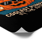 Coolster Kürbis in die Patchkids-Kinderhalle Poster (Ecke)