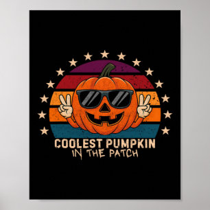 Coolster Kürbis in die Patchkids-Kinderhalle Poster