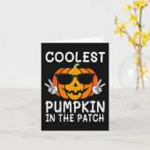 Coolster Kürbis in die Patchspass-Jungs Mädchen Ki Karte (Gelbe Blume)