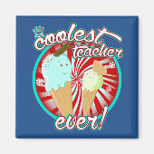 Coolster Lehrer je! Magnet (Vorne)