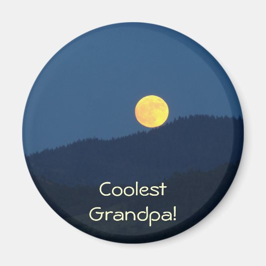 Coolster Opa! Magnet Orange Vollmond (Vorne)
