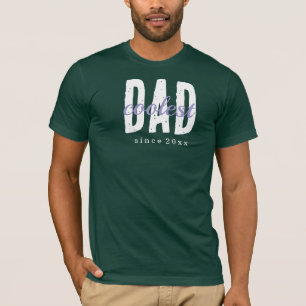 Coolster Papa seit 20XX Modern Einfach Vornehm T-Shirt