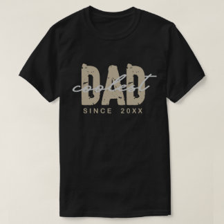Coolster Papa seit 20XX  Typografie Vatertag  T-Shirt