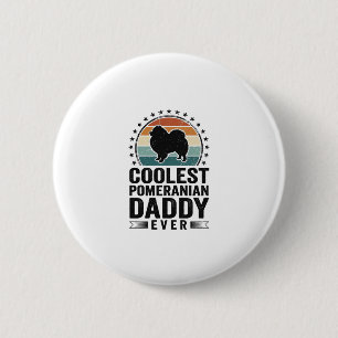 Coolster Pomeranian Daddy Vintage Dog Dad Shirt_1 Button