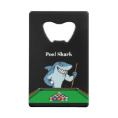 Coolster Pool Shark Billard Thema  Geldbeutel Flaschenöffner (Rückseite)