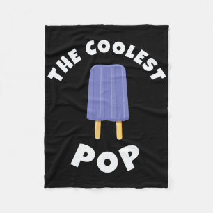 Coolster Pop Funny Vathers Day Cooler Vater Joke V Fleecedecke