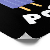 Coolster Pop Funny Vathers Day Cooler Vater Joke V Poster (Ecke)