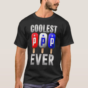 Coolster Pop je Bester Eiscreme-Vater je Cooler To T-Shirt