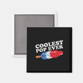 Coolster Pop je Popsicle Funny Retro Bomb Väter Magnet (Vorderseite/Rückseite)